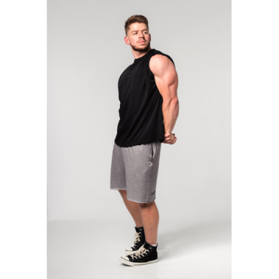 OVERSIZED HEAVYWEIGHT COTTON T-SHIRT NO SHORTCUTS BLACK 5