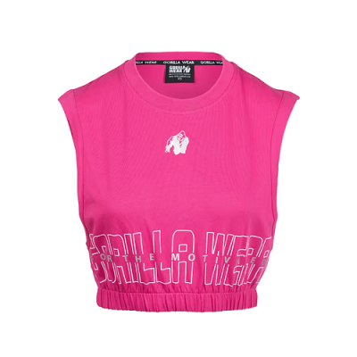 Albion Oversized Crop Top - Pink 6