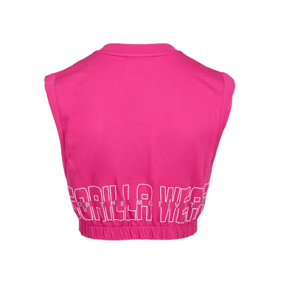 Albion Oversized Crop Top - Pink 7
