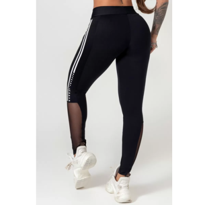 Black Favorite Legging with Silk on the Side 3