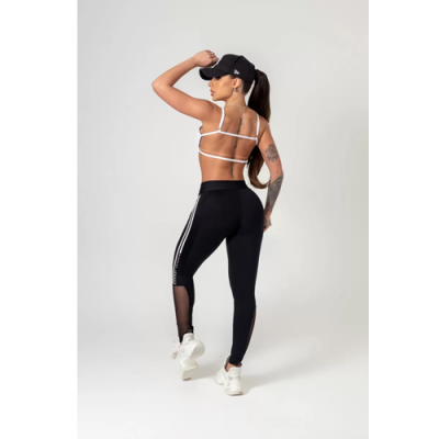 Black Favorite Legging with Silk on the Side 5