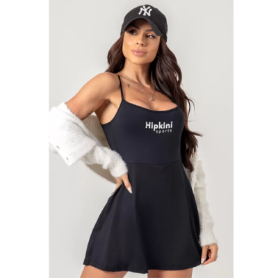 Black Follow the Sun Dress with Shorts 1