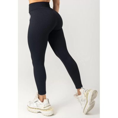 Black Gym Era Legging with wrap waistband 7