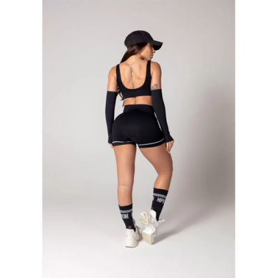 Black Seamless Athleisure Top 4