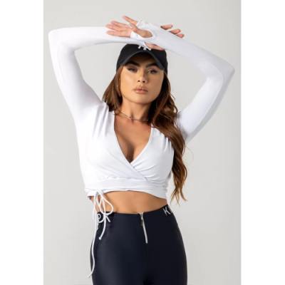 Cropped Gym Era White Long sleeve 2