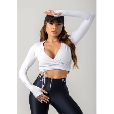 Cropped Gym Era White Long sleeve 3