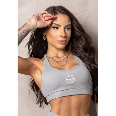 Elevate Grey Halter Top 7
