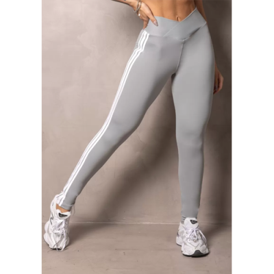Elevate Grey Wrap-Around Legging 1