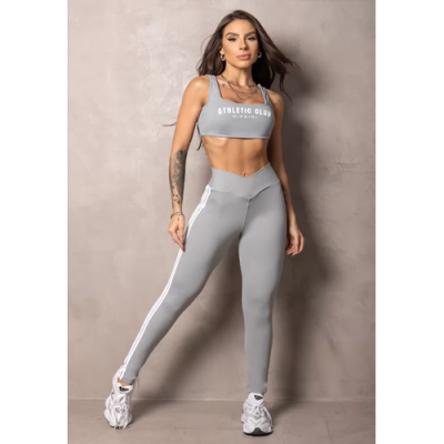 Elevate Grey Wrap-Around Legging 6
