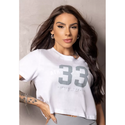 Elevate White Cropped Shirt with Silk 1