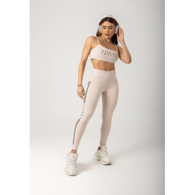 Era Cream Gym Legging with Silk on the side 10