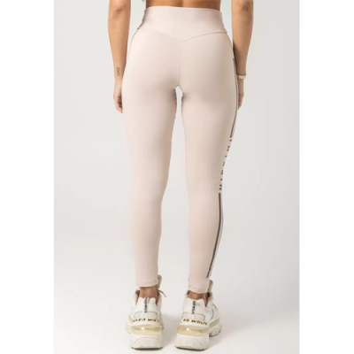 Era Cream Gym Legging with Silk on the side 3