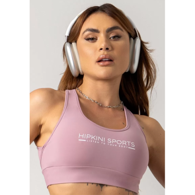 Era Rose Gold Cross Strap Gym Top 1