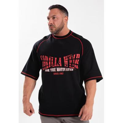 Finley Oversized T-Shirt - Black Red 1 Finley Oversized T-Shirt - Black Red 1