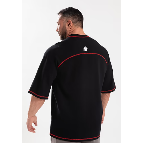 Finley Oversized T-Shirt - Black Red 2 Finley Oversized T-Shirt - Black Red 2