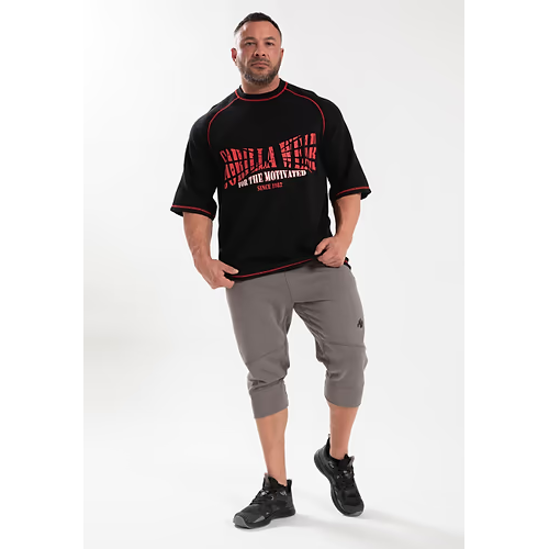 Finley Oversized T-Shirt - Black Red 3 Finley Oversized T-Shirt - Black Red 3