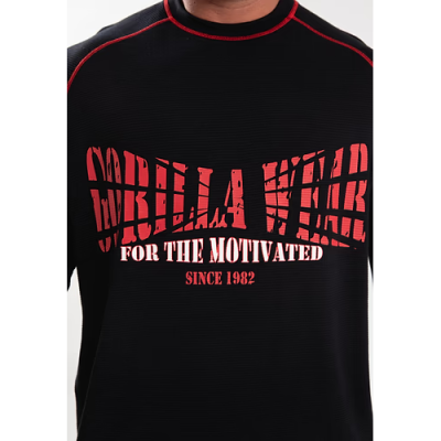 Finley Oversized T-Shirt - Black Red 4 Finley Oversized T-Shirt - Black Red 4