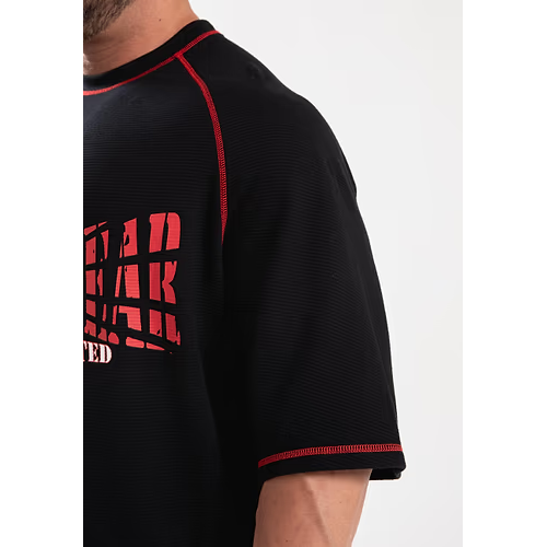 Finley Oversized T-Shirt - Black Red 5 Finley Oversized T-Shirt - Black Red 5