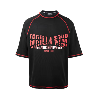 Finley Oversized T-Shirt - Black Red 6 Finley Oversized T-Shirt - Black Red 6