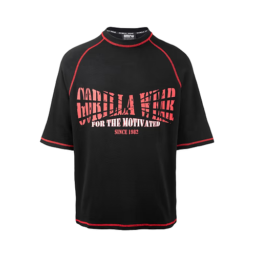 Finley Oversized T-Shirt - Black Red 6 Finley Oversized T-Shirt - Black Red 6