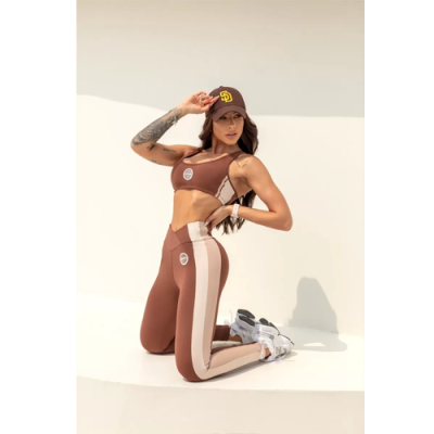 Follow the Sun Chocolate Top Double Cross Straps 5