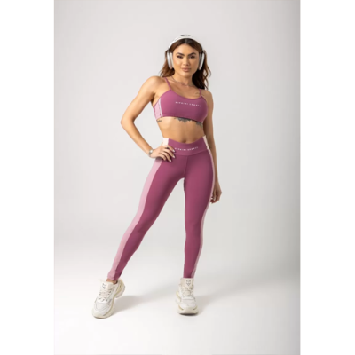Gym Era Leggings Burnt Pink with Silk 10