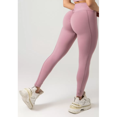 Gym Era Rose Gold Leggings with wrap waistband 2