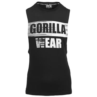 Lopez Drop Armhole Tank Top - Black 7