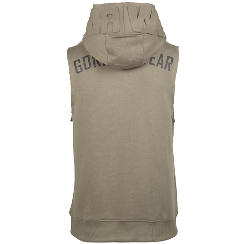 Marshall Sleeveless Hoodie - Army Green 7 Marshall Sleeveless Hoodie - Army Green 7