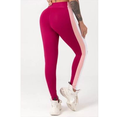 Movement Magenta Leggings with Rubberized Label 5