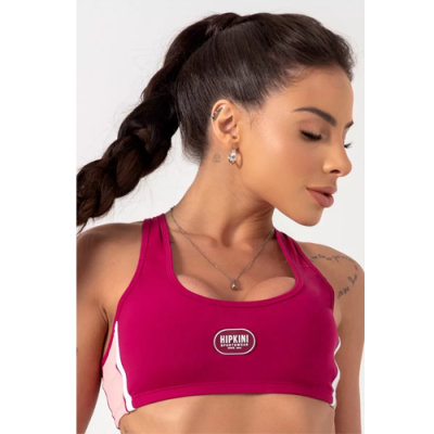 Movement Magenta Top with Cross Straps 7
