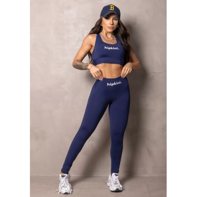 Navy Blue Elevate Top with Silk 8