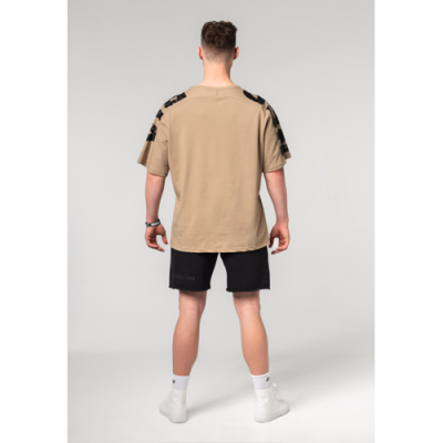Oversized T-shirt LIFTING CLUB L.BROWN 2