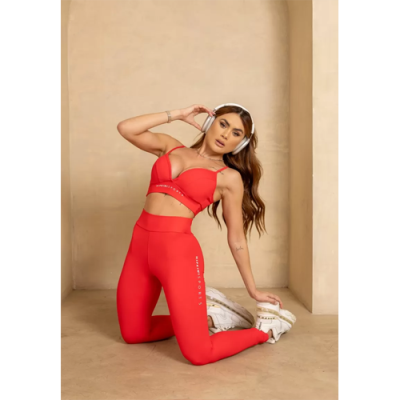 Red Era Gym Leggings with Butt Lift 6