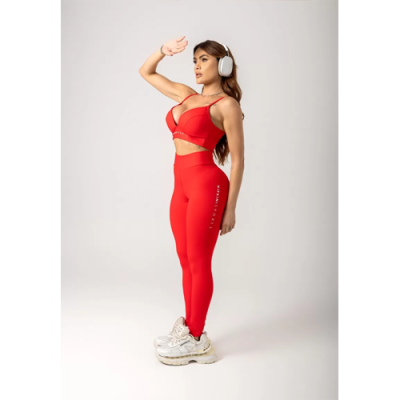 Red Era Gym Leggings with Butt Lift 8