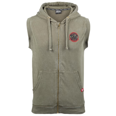Silverdale Sleeveless Hoodie ARMY GREEN 6
