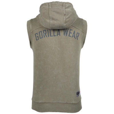 Silverdale Sleeveless Hoodie ARMY GREEN 7