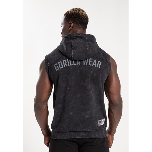 Silverdale Sleeveless Hoodie - Black 2 Silverdale Sleeveless Hoodie - Black 2