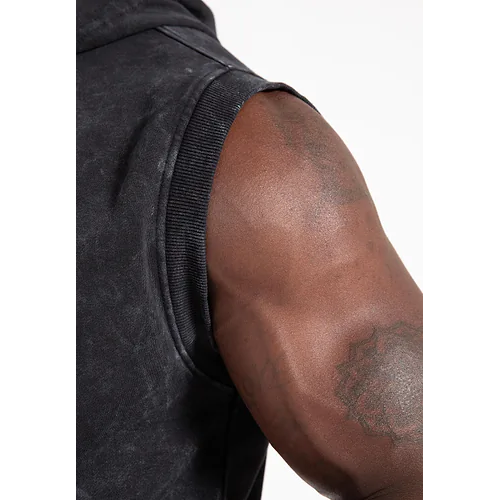 Silverdale Sleeveless Hoodie - Black 5 Silverdale Sleeveless Hoodie - Black 5