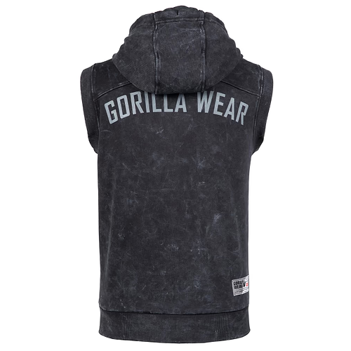 Silverdale Sleeveless Hoodie - Black 7 Silverdale Sleeveless Hoodie - Black 7