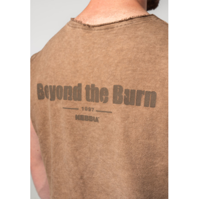 Washed-off Tank Top BEASTIN' LIGHT BROWN 2
