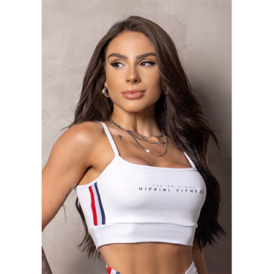 White Elevate Top with Silk 1