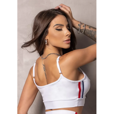 White Elevate Top with Silk 2