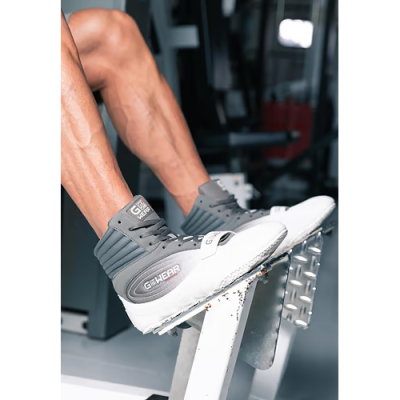 Gwear Performance High Tops White Gray 3 Gwear Performance High Tops White Gray 3