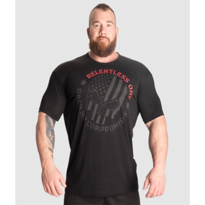 Relentless one tee Black Red 1
