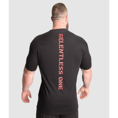 Relentless one tee Black Red 2