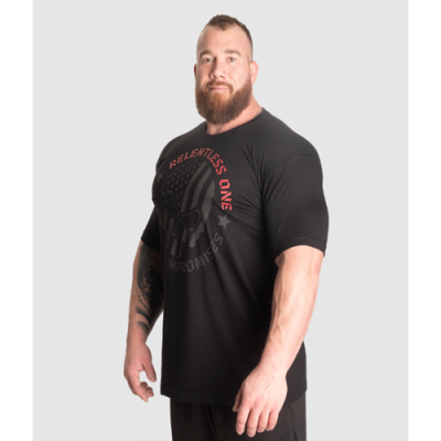 Relentless one tee Black Red 3