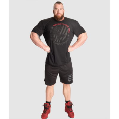 Relentless one tee Black Red 6
