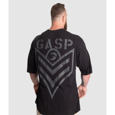 Slub Iron Tee, Black 1