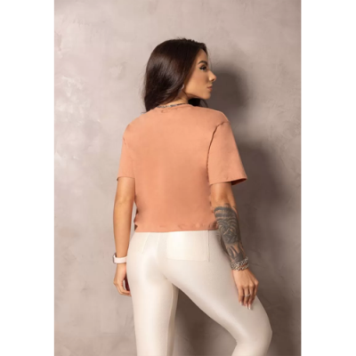 Stunning Caramel cropped with silk 3